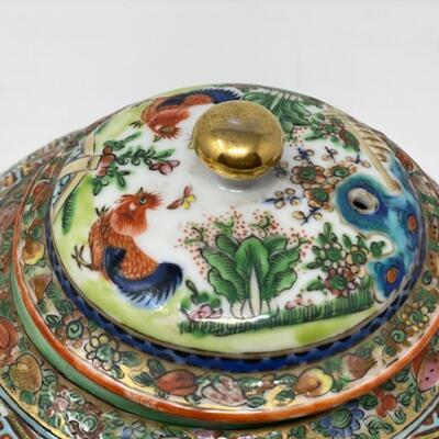 Canton China Tea Service - Anhua decorated