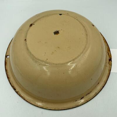 Vintage enamel bowl