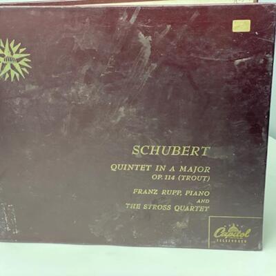 Schubert Quintet in A Major - Capital Records 78 - EDL8019