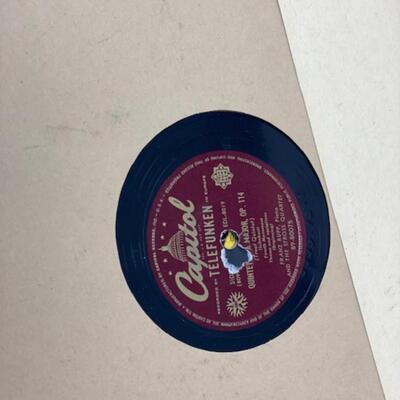 Schubert Quintet in A Major - Capital Records 78 - EDL8019