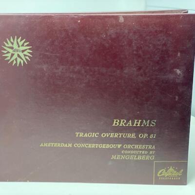 Brahms Tragic Overture, OP.81 - Capital Records 78 - EBL8014