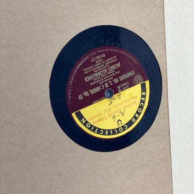 Kabalevsky Symphony No. 2, in C Minor, OP. 19 - Capital Records 78 - ECL8032