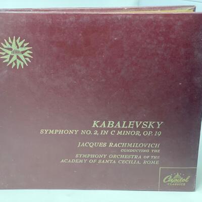 Kabalevsky Symphony No. 2, in C Minor, OP. 19 - Capital Records 78 - ECL8032
