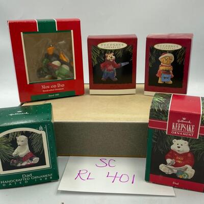 5-Dad & Mom ornaments