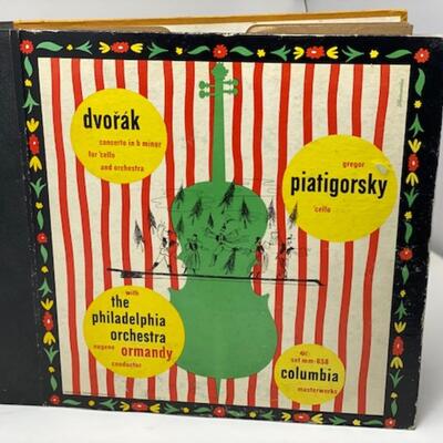 Dvorak Concerto in B Minor for Cello and Orchestra - Columbia Mastworks 78 - MM658