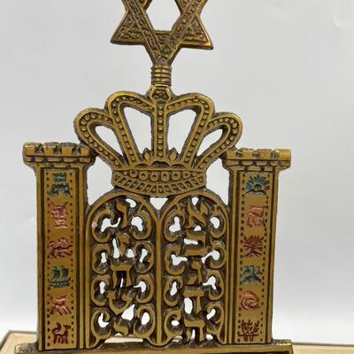 Brass oriental stand