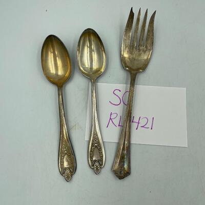 Roger Brothers 1847 old colony spoons and serving fork