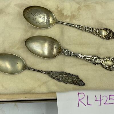 Asst 3 sterling flatware