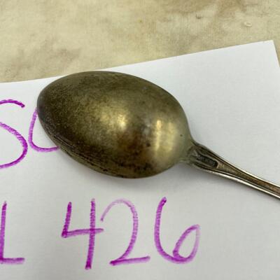Masonâ€™s sterling spoon