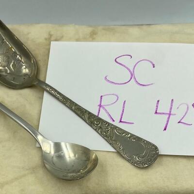 2 pc misc silverware