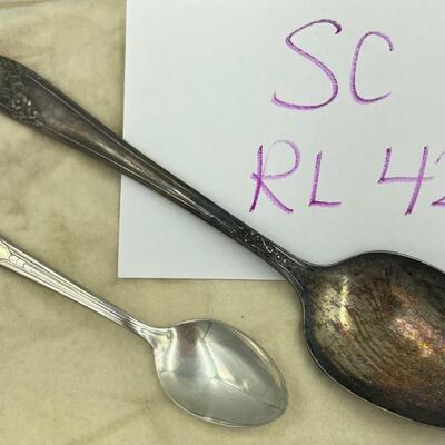 2 pc misc silverware