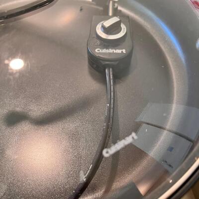 Cuisinart electric wok, large ceramic bowl and lazy Susan Aerolatte