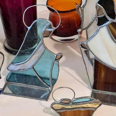 Stained Glass Nativity scene