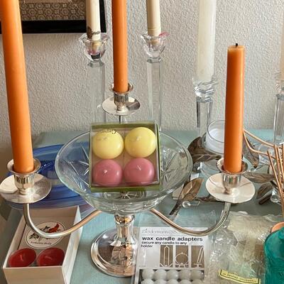 Candles and home decor, pheasants, new in box candle snuffer
