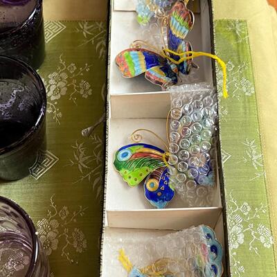 Candles and home decor, pheasants, new in box candle snuffer