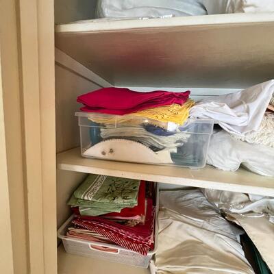 Contents of linen closet