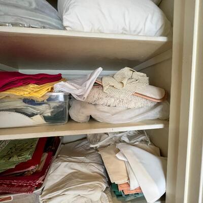 Contents of linen closet