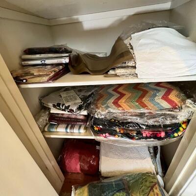 Contents of linen closet
