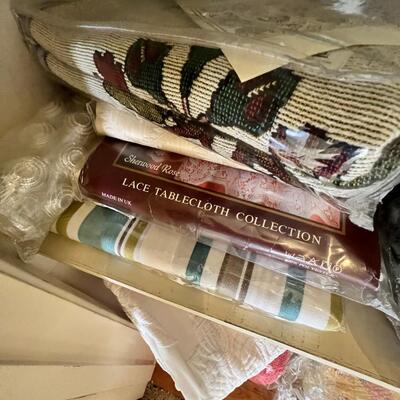 Contents of linen closet