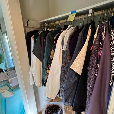 left side closet Woman's clothing