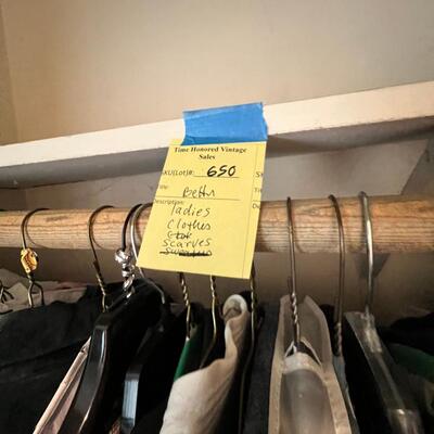 left side closet Woman's clothing
