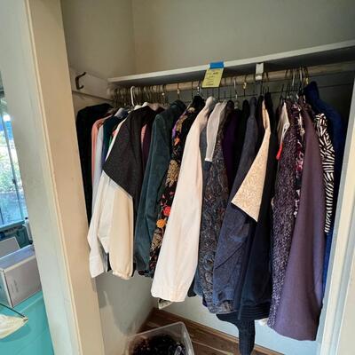 left side closet Woman's clothing