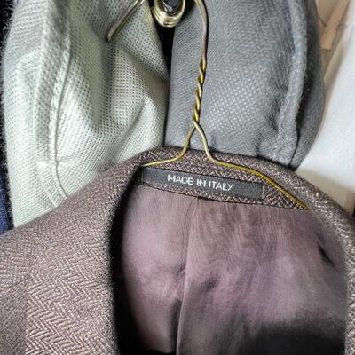 Men's clothing suits, ties, size 11 shoes