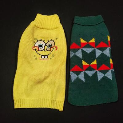 2 Dog Sweaters (Looks to be size M-L)