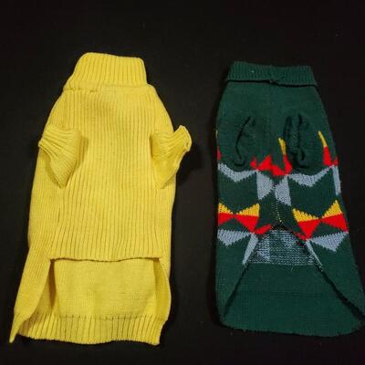 2 Dog Sweaters (Looks to be size M-L)