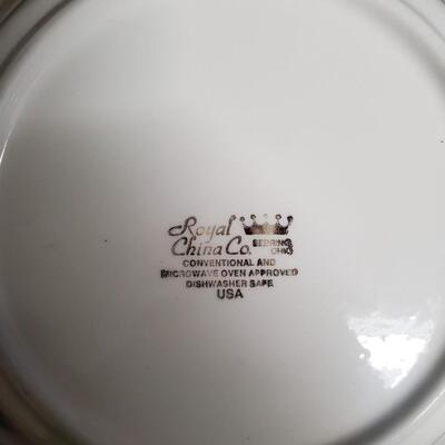 Royal China Co. USA - Pumpkin Pie Plate with Recipe