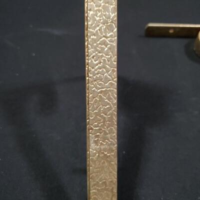 Vintage Gold Wrought Iron Shelf Brackets