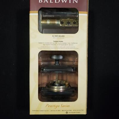 NEW Deadbolt Baldwin Prestige Series Arch in Venetian Bronze Finish Smart Key 380 NIB