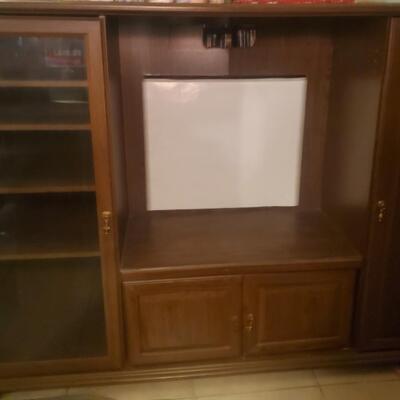 Wood Entertainment Center