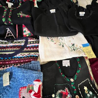 Holiday woman's sweaters large sizes