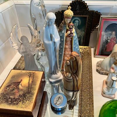 Mary and Jesus figurine lot