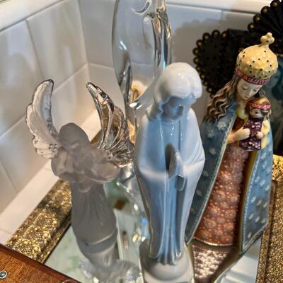 Mary and Jesus figurine lot