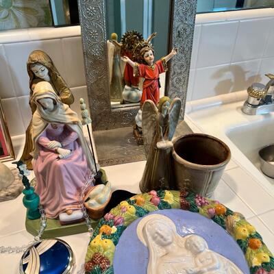 Mary and Jesus figurine lot