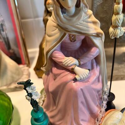 Mary and Jesus figurine lot