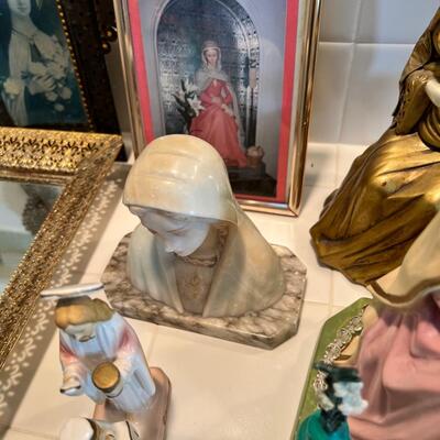 Mary and Jesus figurine lot
