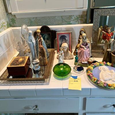 Mary and Jesus figurine lot