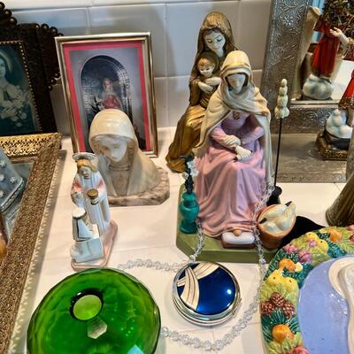 Mary and Jesus figurine lot