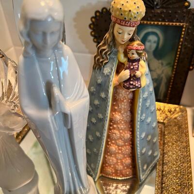Mary and Jesus figurine lot