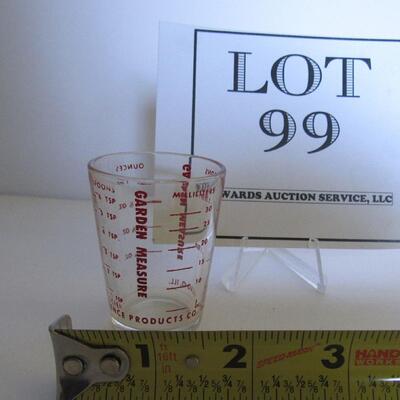Old Scientific Products Small Garden Measure Glass