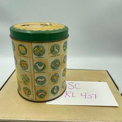 Vintage Girl Scout string can