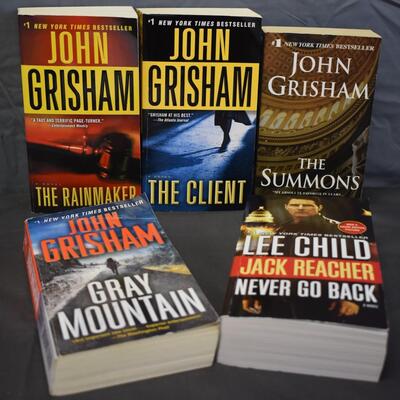 5 Paperback Books Lot