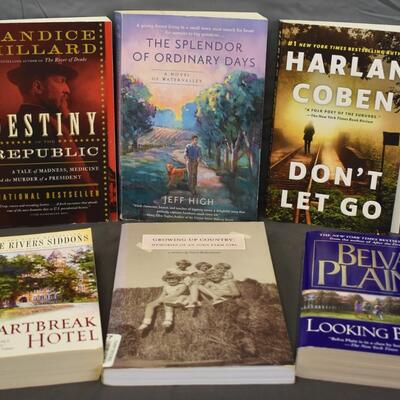 6 Paperback Book Lot
