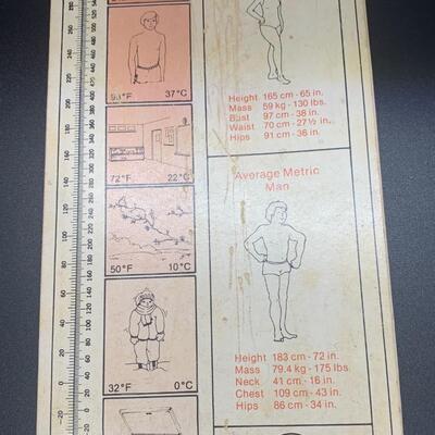 AP - Associated Press ðŸ“° Vintage Metric Converter and Fact ðŸ“š Finder 8â€ long x 4â€ deep approx