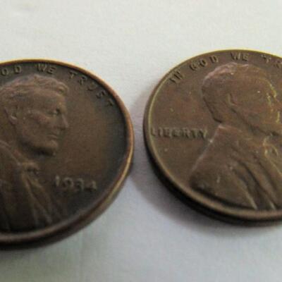 56 Wheat Back Pennies, Oldest ones; 1917, 1920, 1926, 1934, 1939