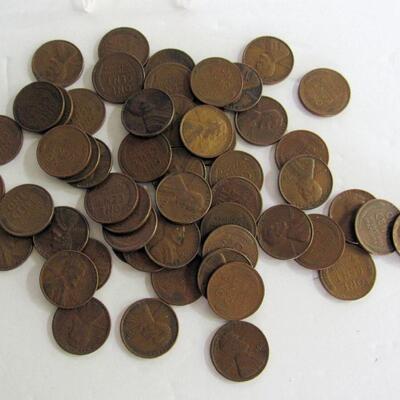 56 Wheat Back Pennies, Oldest ones; 1917, 1920, 1926, 1934, 1939