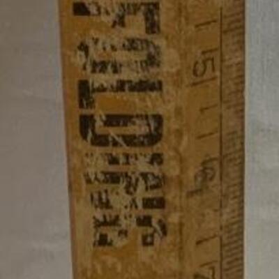 Vintage Wood ðŸªµ Rulers ðŸ“ with advertising  - 15â€ each approx